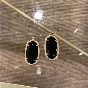 Kendra Scott Lee Drop Earrings in Black